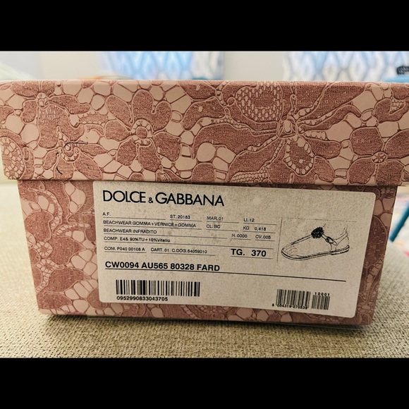 ❌❌SOLD❌❌Dolce & Gabbana sandals 37 (6.5-7) - Picture 5 of 8